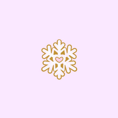 Mini Snowflake Enamel Pin