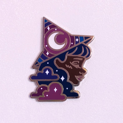 Midnight Witch Enamel Pin