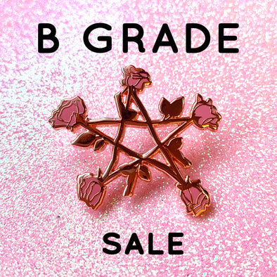 B GRADE SALE - PINK PENTAGRAM