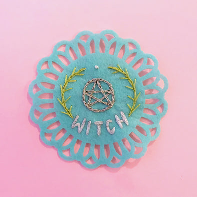 Witch Embroidered Patch