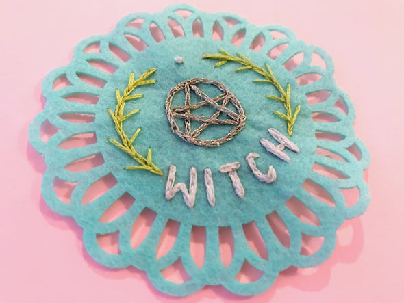 Witch Embroidered Patch