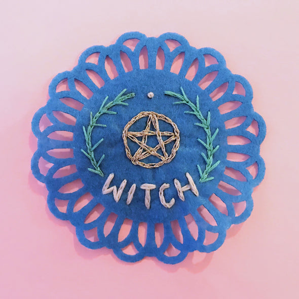 Witch Embroidered Patch
