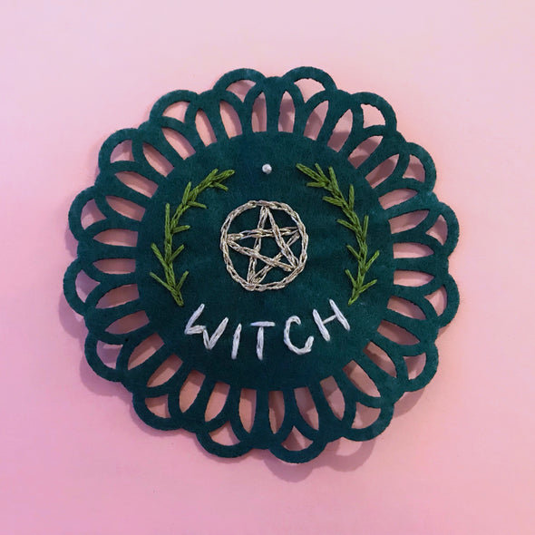 Witch Embroidered Patch