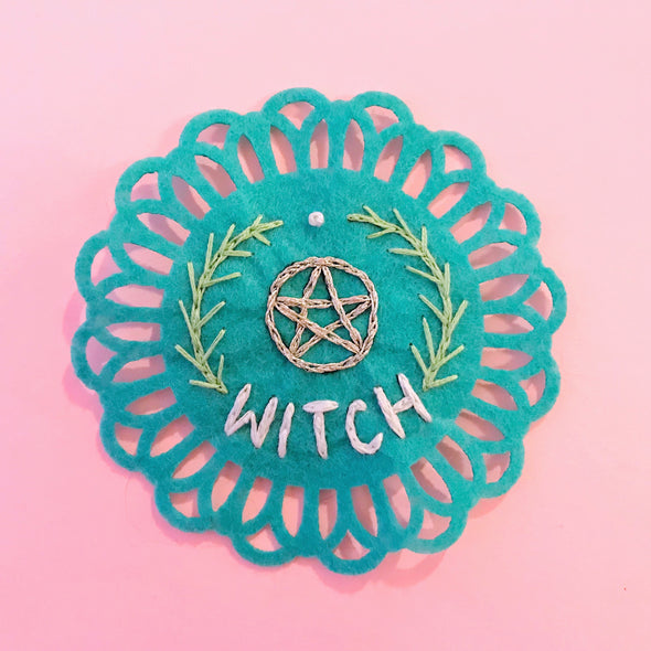 Witch Embroidered Patch