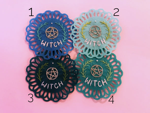 Witch Embroidered Patch