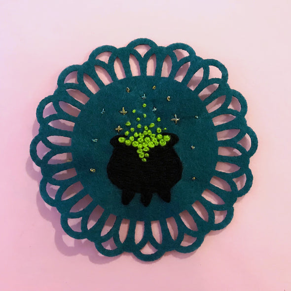 Bubbling Cauldron Embroidered Patch