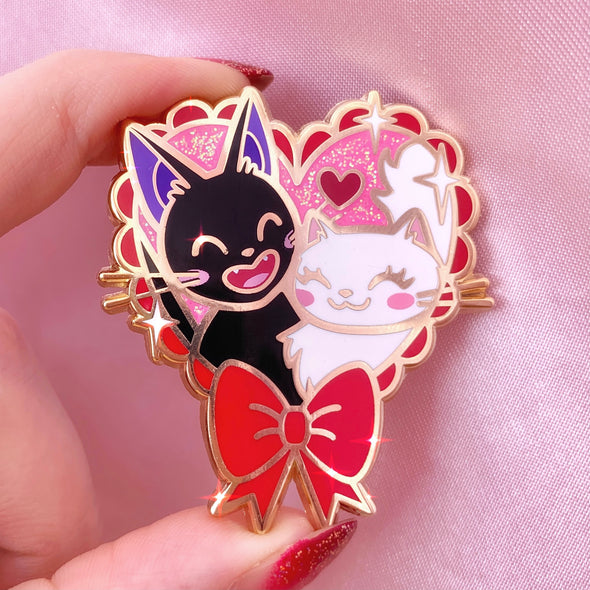 Jiji & Lily Enamel Pin