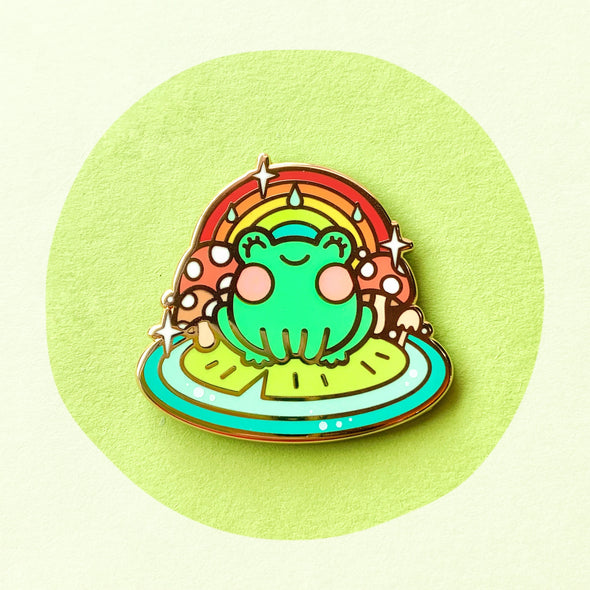 Froggy Familiar Enamel Pin