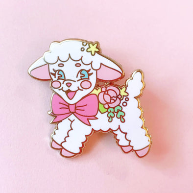 Lamb Planter Enamel Pin