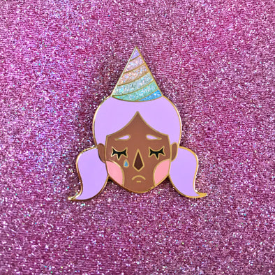 Pity Party Enamel Pin - Purple
