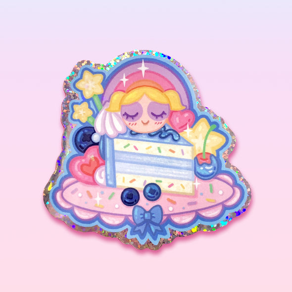 Bubbles' Cake Sticker