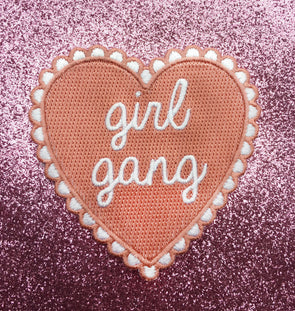 Girl Gang Iron On Patch